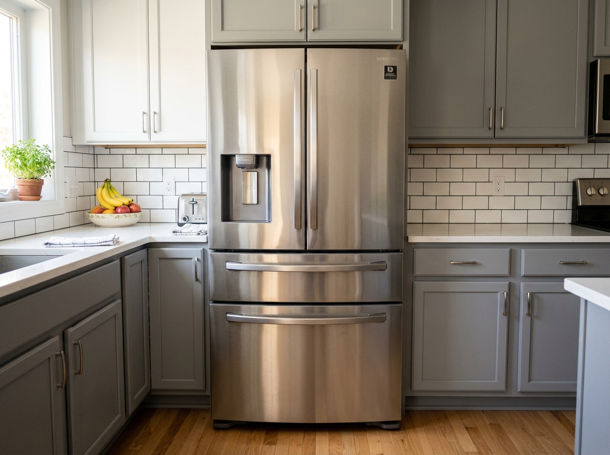 Geladeira Frost Free Brastemp 400L Inox - Pouco Uso